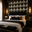 Load image into Gallery viewer, Evelyn Marble Geometric Art Deco Peel and Stick and Traditional Wallpaper
