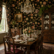 Load image into Gallery viewer, Poppy Place Victorian Floral Peel and Stick and Traditional Wallpaper
