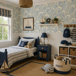 Load image into Gallery viewer, Doric Way Beach Waves Nautical Peel and Stick and Traditional Wallpaper
