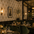 Load image into Gallery viewer, Arlene Gold Ornate Art Deco Peel and Stick and Traditional Wallpaper
