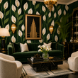 Load image into Gallery viewer, Peace Lilies Victorian Floral Peel and Stick and Traditional Wallpaper
