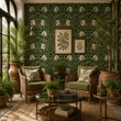 Load image into Gallery viewer, The Ambury Victorian Art Nouveau Floral Peel and Stick and Traditional Wallpaper
