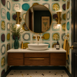 Load image into Gallery viewer, Azof Street Mid-Century Modern Atomic Peel and Stick and Traditional Wallpaper
