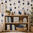 Load image into Gallery viewer, Amblecote Close Woodland Owl Peel and Stick and Traditional Wallpaper
