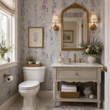 Load image into Gallery viewer, Ebury Mews Watercolor Floral Wallpaper
