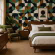 Load image into Gallery viewer, Plough Place Mid-Century Modern Peel and Stick and Traditional Wallpaper
