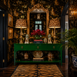 Load image into Gallery viewer, Queens Place Tropical Cheetah Peel and Stick and Traditional Wallpaper

