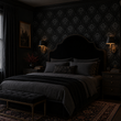 Load image into Gallery viewer, Amblecot Mews Victorian Gothic Damask Peel and Stick and Traditional Wallpaper
