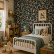 Load image into Gallery viewer, Blyth Botanical Forest Animals Peel and Stick and Traditional Wallpaper
