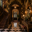 Load image into Gallery viewer, Lensie Way Art Nouveau Peel and Stick and Traditional Wallpaper
