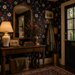 Load image into Gallery viewer, Hailes Avenue Victorian Floral Peel and Stick and Traditional Wallpaper
