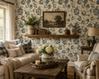 Load image into Gallery viewer, Weston Rise English Cottage Floral Peel and Stick and Traditional Wallpaper
