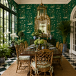 Load image into Gallery viewer, Agusta Way Botanical Chinoiserie Peel and Stick and Traditional Wallpaper
