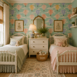 Load image into Gallery viewer, Wells Rise Way Hot Air Balloon Peel and Stick and Traditional Wallpaper

