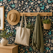 Load image into Gallery viewer, Blyth Botanical Forest Animals Peel and Stick and Traditional Wallpaper
