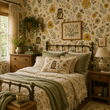 Load image into Gallery viewer, Hoot Owls in the Woods Botanical Peel and Stick and Traditional Wallpaper
