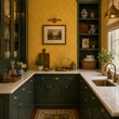 Load image into Gallery viewer, Avaondale Rise Gold Victorian Damask Peel and Stick and Traditional Wallpaper
