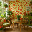 Load image into Gallery viewer, Maisy Bold Vintage Bold Retro Floral Peel and Stick and Traditional Wallpaper
