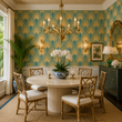 Load image into Gallery viewer, Castle Mews Elegant Art Deco Peel and Stick and Traditional Wallpaper
