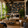 Load image into Gallery viewer, Athene Grove Moody Tropical Peel and Stick and Traditional Wallpaper
