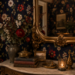 Load image into Gallery viewer, Hailes Avenue Victorian Floral Peel and Stick and Traditional Wallpaper
