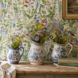 Load image into Gallery viewer, Parnie Gardens Wildflower Peel and Stick and Traditional Wallpaper
