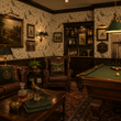 Load image into Gallery viewer, Pheasant Grove Beige Victorian Pheasant Peel and Stick and Traditional Wallpaper
