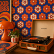 Load image into Gallery viewer, Gretta Gardens Floral Retro Peel and Stick and Traditional Wallpaper
