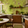 Load image into Gallery viewer, Julius Mid-Century Modern Retro Geometric Peel and Stick and Traditional Wallpaper
