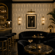 Load image into Gallery viewer, Templar Drive Art Nouveau Peel and Stick and Traditional Wallpaper
