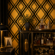 Load image into Gallery viewer, Carmello Art Deco Gold Glam Geometric Peel and Stick and Traditional Wallpaper

