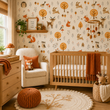 Load image into Gallery viewer, Mathew Road Woodland Animals Peel and Stick and Traditional Wallpaper
