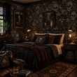 Load image into Gallery viewer, Tower Place Gothic Skull Peel and Stick and Traditional Wallpaper
