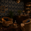 Load image into Gallery viewer, Adenmore Road Victorian Tulip Floral Peel and Stick and Traditional Wallpaper
