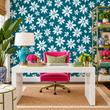 Load image into Gallery viewer, Sutton Lane Blue Floral Peel and Stick and Traditional Wallpaper
