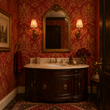 Load image into Gallery viewer, Blenheim Terrace Victorian Damask Peel and Stick and Traditional Wallpaper
