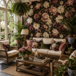 Load image into Gallery viewer, Bloomfield Road Victorian Floral Peel and Stick and Traditional Wallpaper
