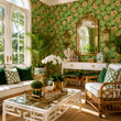 Load image into Gallery viewer, Little Sommerset Flower Garden Peel and Stick and Traditional Wallpaper
