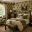 Load image into Gallery viewer, Shakespeare Crescent Victorian Damask Peel and Stick and Traditional Wallpaper
