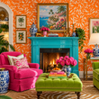 Load image into Gallery viewer, Tessa Place Retro Floral Peel and Stick and Traditional Wallpaper
