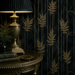 Load image into Gallery viewer, Arlo Crescent Art Deco Botanical Peel and Stick and Traditional Wallpaper
