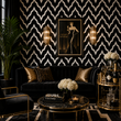 Load image into Gallery viewer, Varndell Street Bold Geometric Peel and Stick and Traditional Wallpaper
