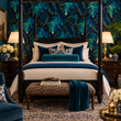 Load image into Gallery viewer, Vista Moody Tropical Palm Leaf Peel and Stick and Traditional Wallpaper
