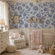 Load image into Gallery viewer, Three Quays Walk Vintage Floral Peel and Stick and Traditional Wallpaper
