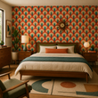 Load image into Gallery viewer, Dottie Retro Mid-Century Modern Bold Retro Peel and Stick and Traditional Wallpaper
