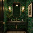 Load image into Gallery viewer, Arla Victorian Peacock Pattern Peel and Stick and Traditional Wallpaper
