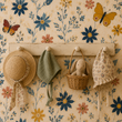 Load image into Gallery viewer, Anna's Garden Butterfly Garden Botanical Peel and Stick and Traditional Wallpaper
