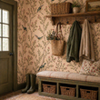 Load image into Gallery viewer, Edie Avenue Pink Bird Chinoiserie Peel and Stick and Traditional Wallpaper
