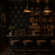 Load image into Gallery viewer, Amblecot Mews Victorian Gothic Damask Peel and Stick and Traditional Wallpaper
