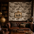 Load image into Gallery viewer, Pitchford Street Toile Peel and Stick and Traditional Wallpaper
